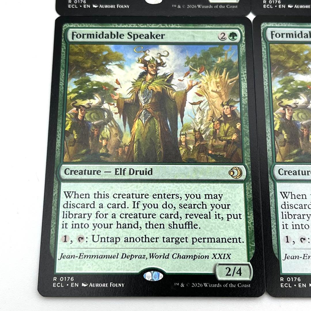 並外れた語り部　4枚セット　英語　MTG