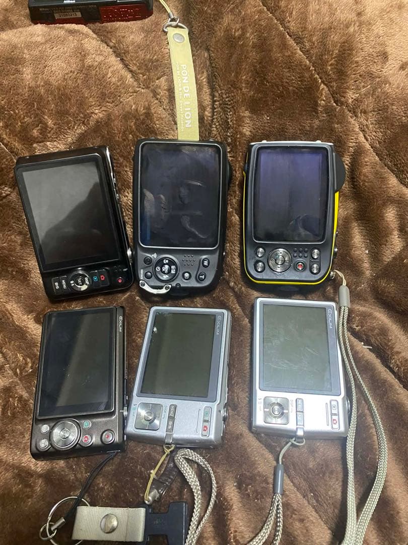 コンパクトデジタルカメラ 6台セット