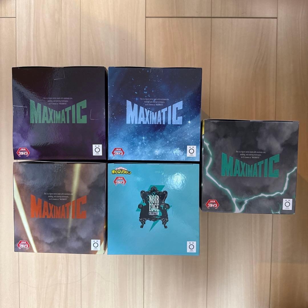 ヒロアカ　MAXIMATIC 等5個セット NOIR EDGE