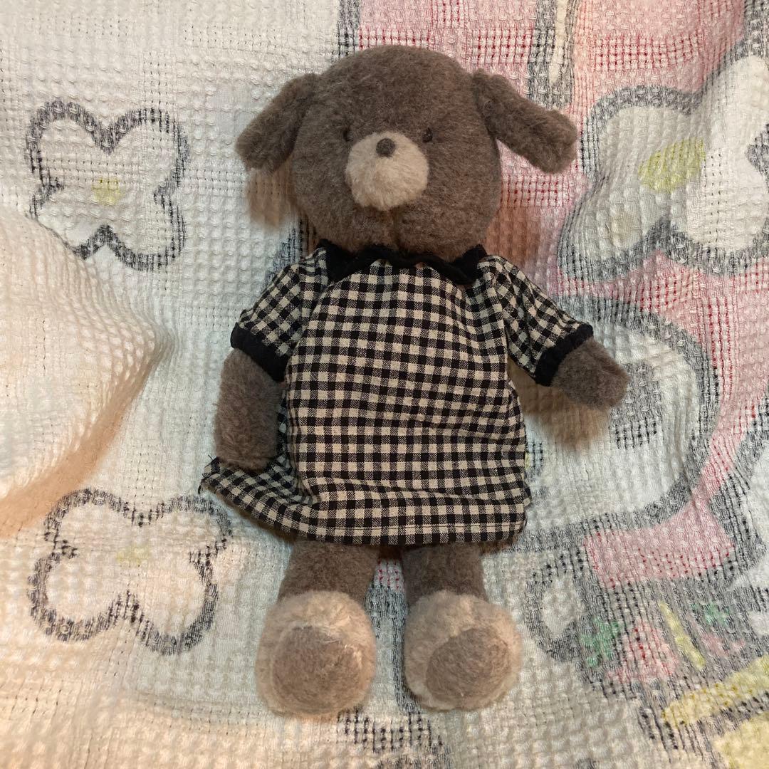 ぬいぐるみ作家　作家名不明　犬　ぬいぐるみ　中古品