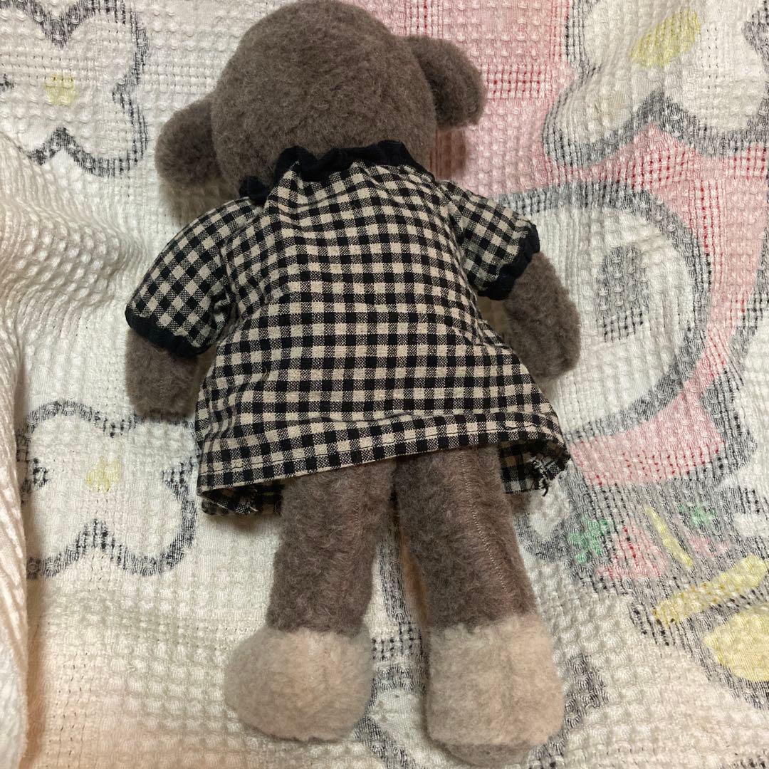 ぬいぐるみ作家　作家名不明　犬　ぬいぐるみ　中古品