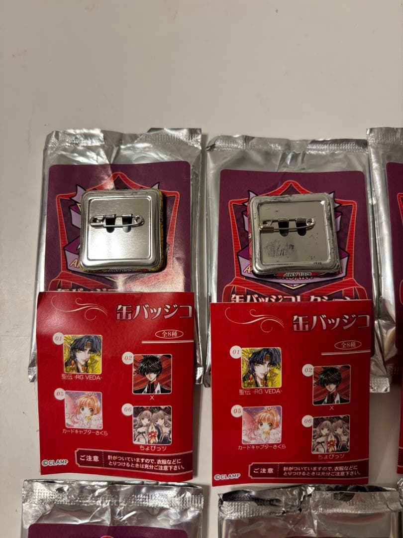 CLAMP ANNIVERSARY 15th 缶バッジコレクション