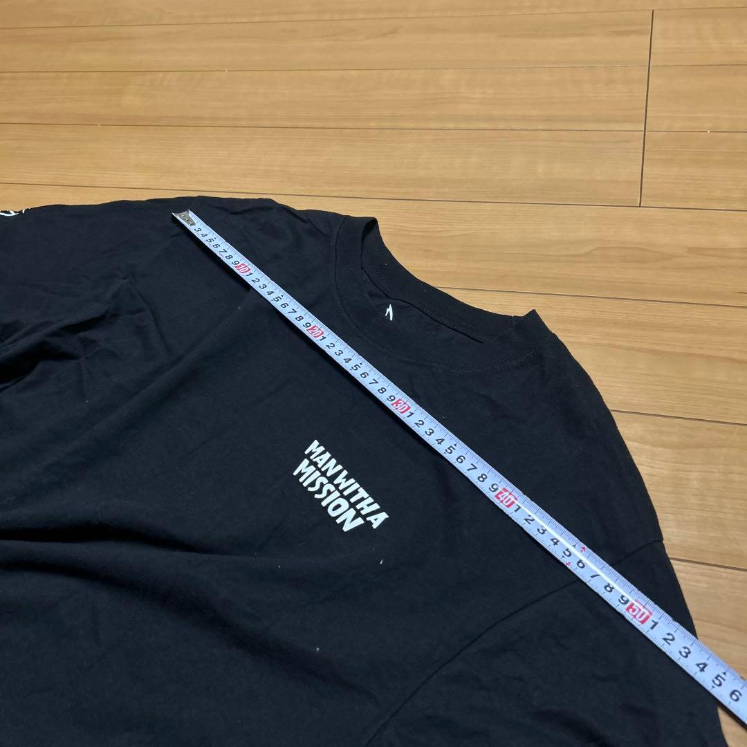 レア MAN WITH A MISSION 長袖Tシャツ　メモリアルロゴロンT