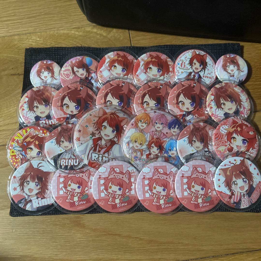 莉犬くん缶バッジ付きA4痛バッグ