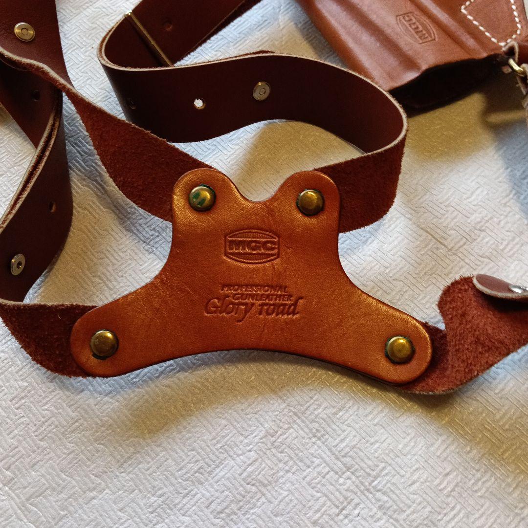 MGC レザー製ショルダーホルスター(茶)