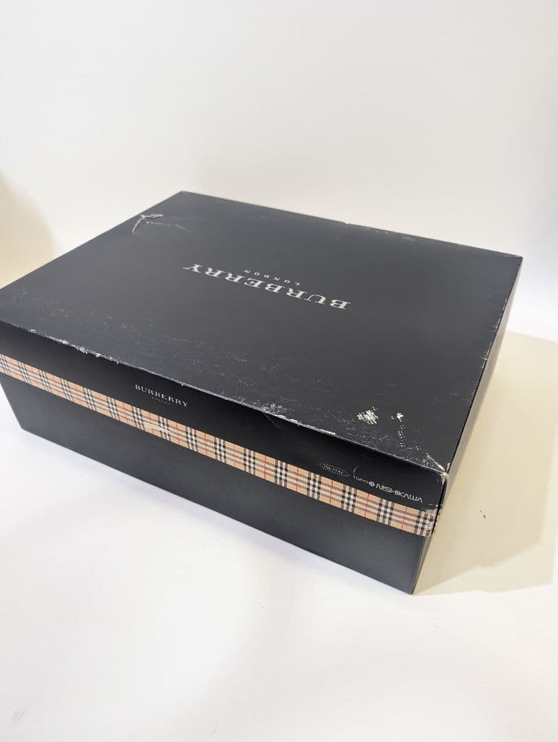 未使用 BURBERRY バーバリー 綿毛布 西川 ホース チェック 日本製