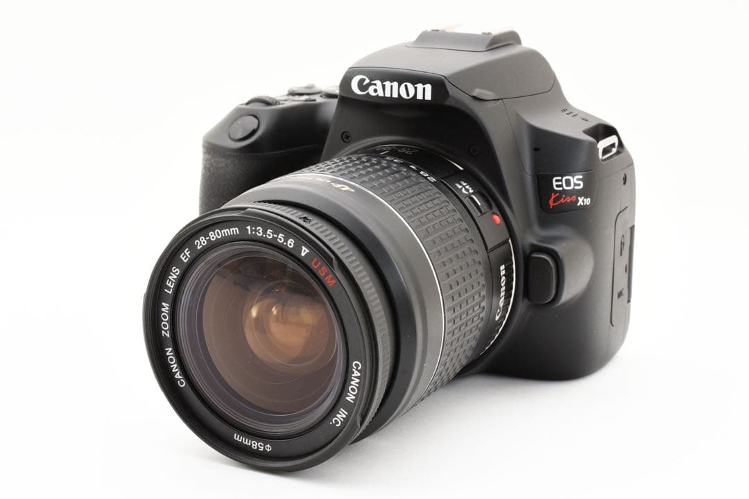 保証付/canon kiss x10標準レンズセットCanon EF28-80㎜