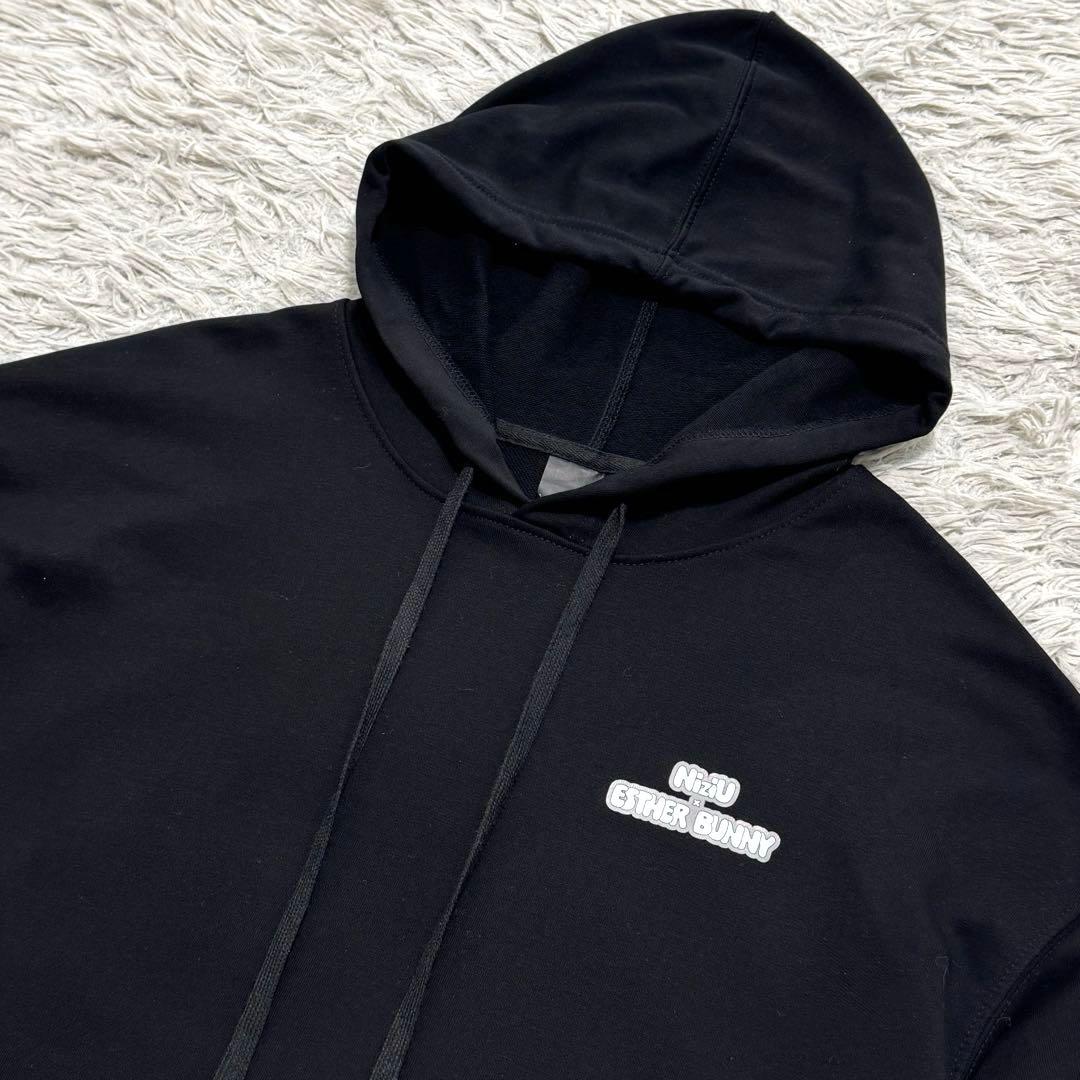 完売品 NiziU × エスターバニー コラボ パーカー ブラック XLサイズ