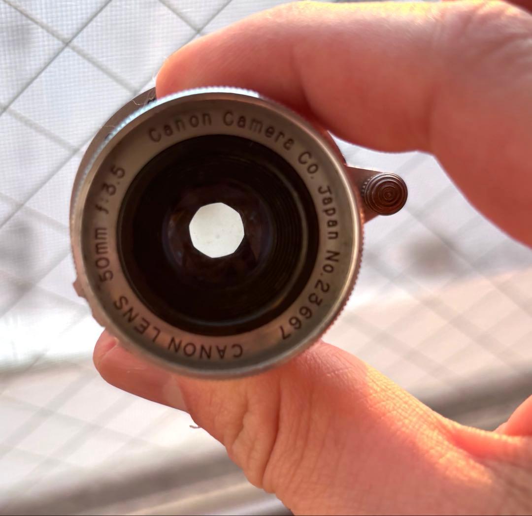【レンズ】Canon 50mm f3.5 沈胴型 L39 ライカLマウント