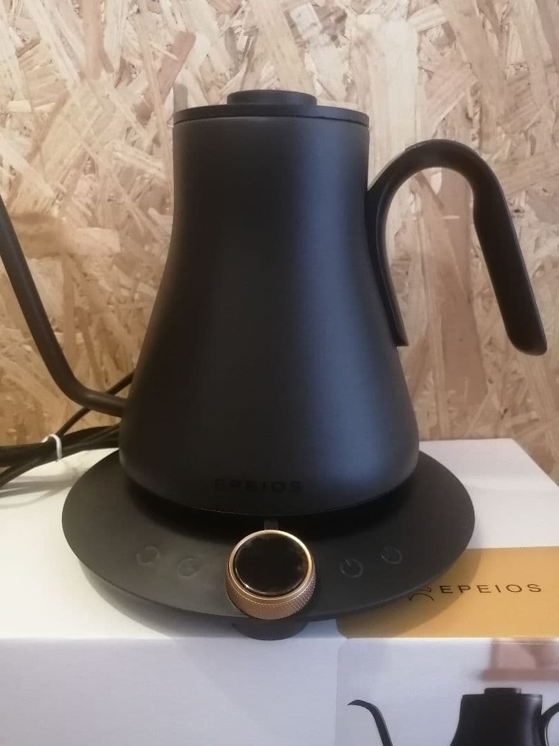 新品未使用　EPEIOS ブラック 電気ケトル