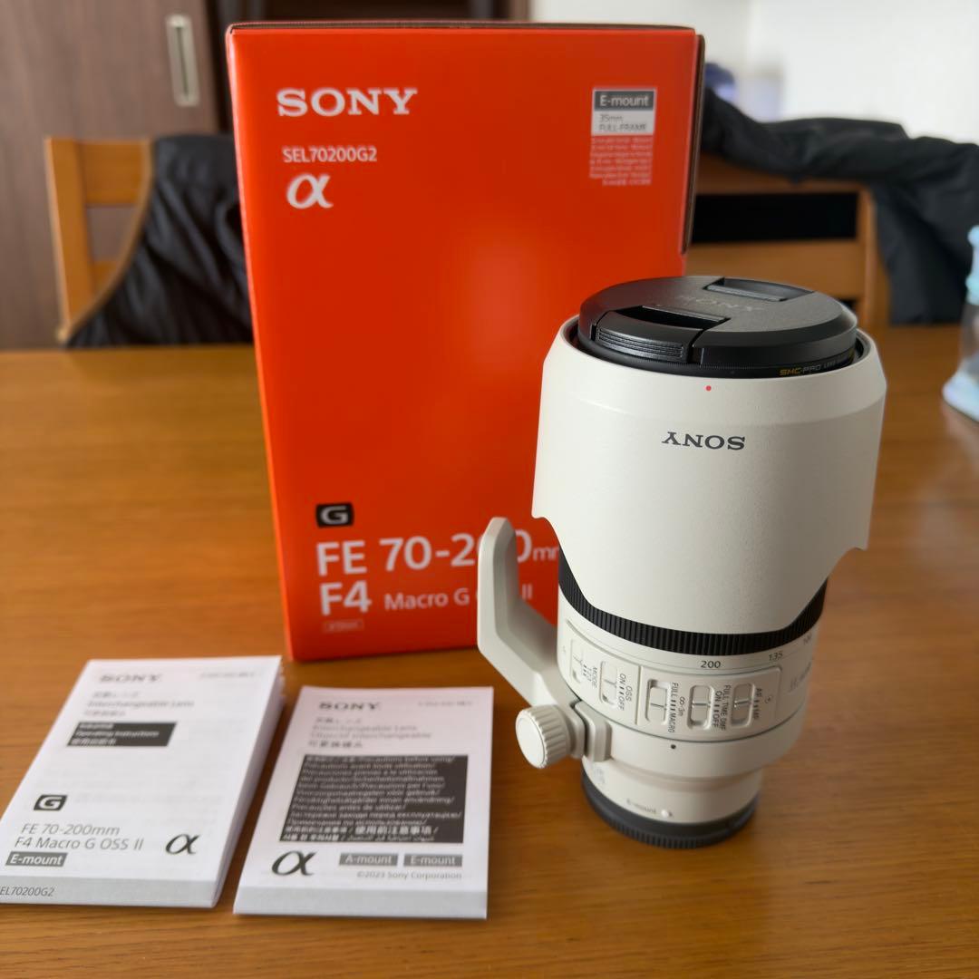 極美品SONY FE 70-200mm F4 Macro G OSS II