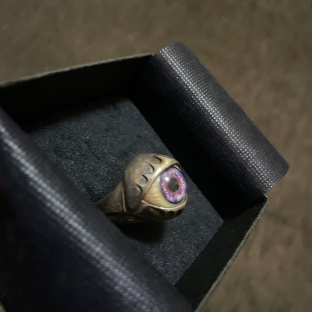 【廃盤品】義眼リング 血管入り ストレンジフリーク シルバー925 21号