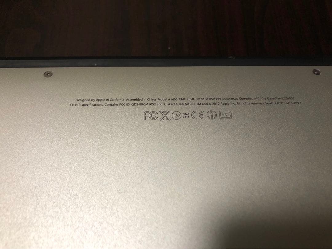 期間限定5000円引き　APPLE MacBook Air 2012