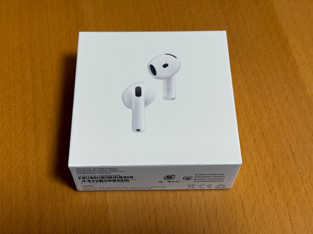【新品未開封】Apple Airpods 第4世代 ノイズキャンセリング
