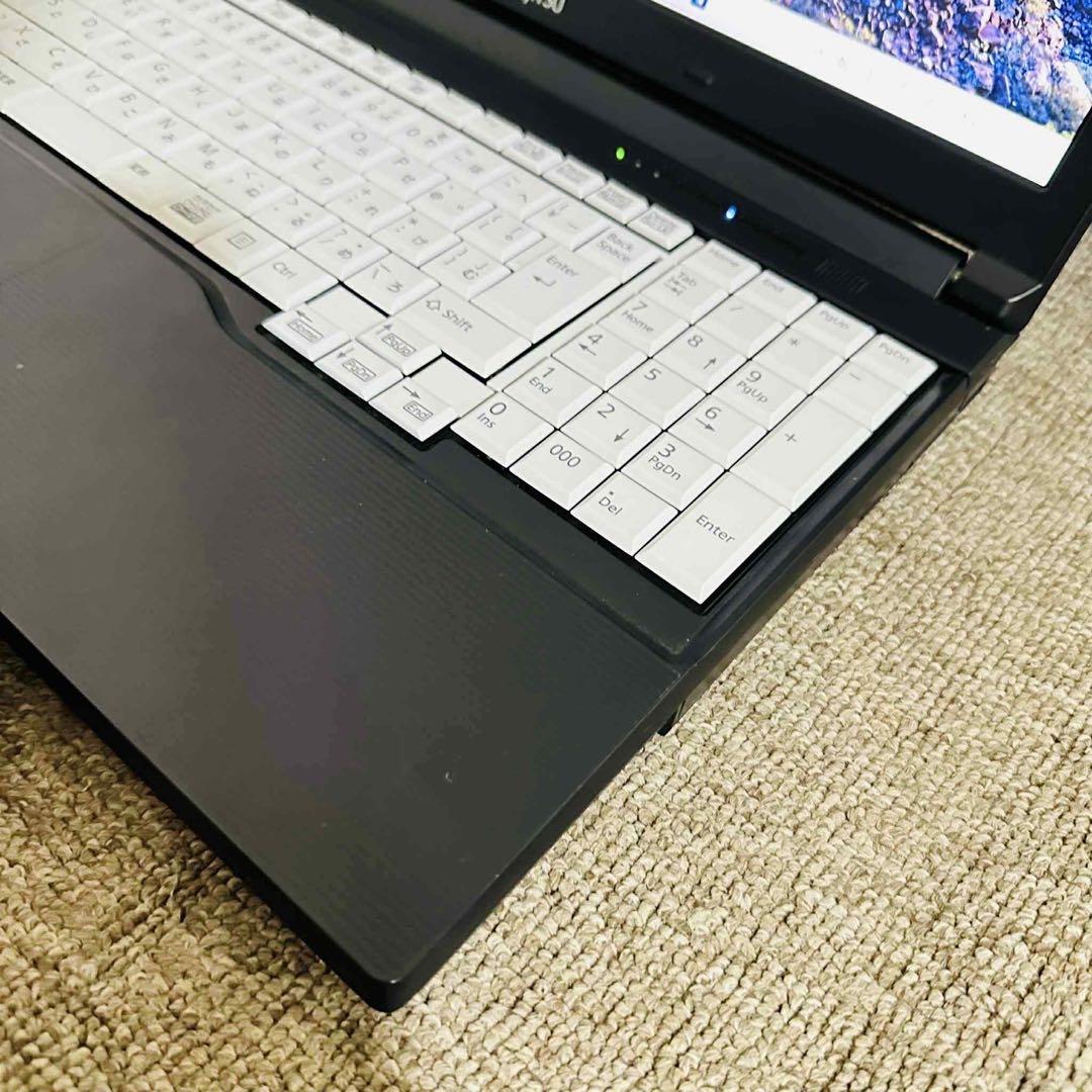 S176 Fujitsuノートパソコンi5メモリ8G高速Window11オフィス