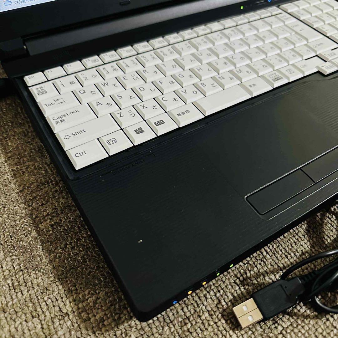 S176 Fujitsuノートパソコンi5メモリ8G高速Window11オフィス
