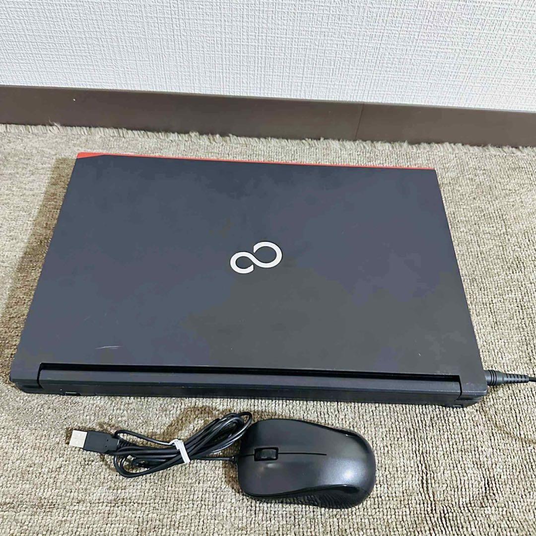 S176 Fujitsuノートパソコンi5メモリ8G高速Window11オフィス