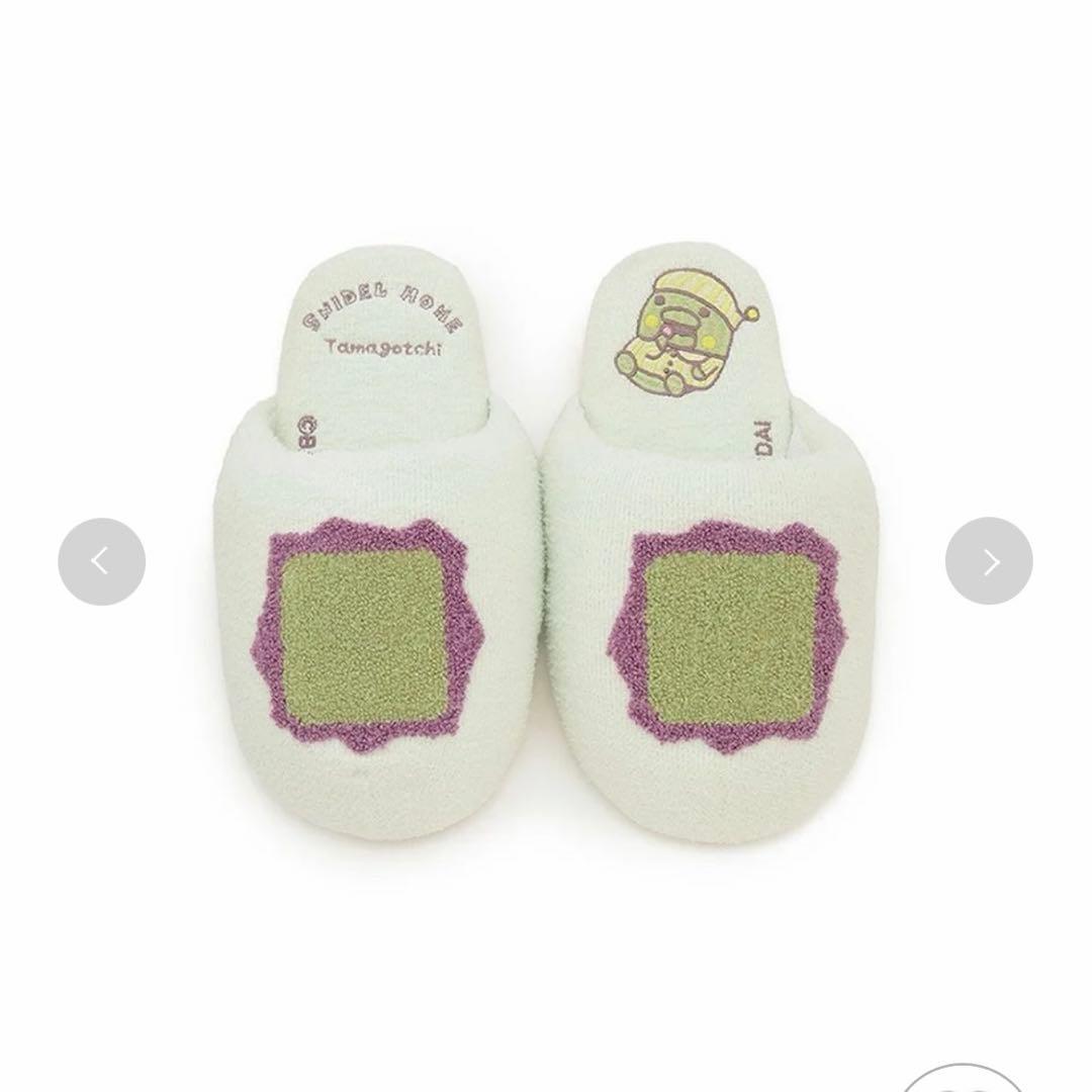 スナイデルホーム　たまごっちコラボ　くちぱっち　ルームシューズ　スリッパ