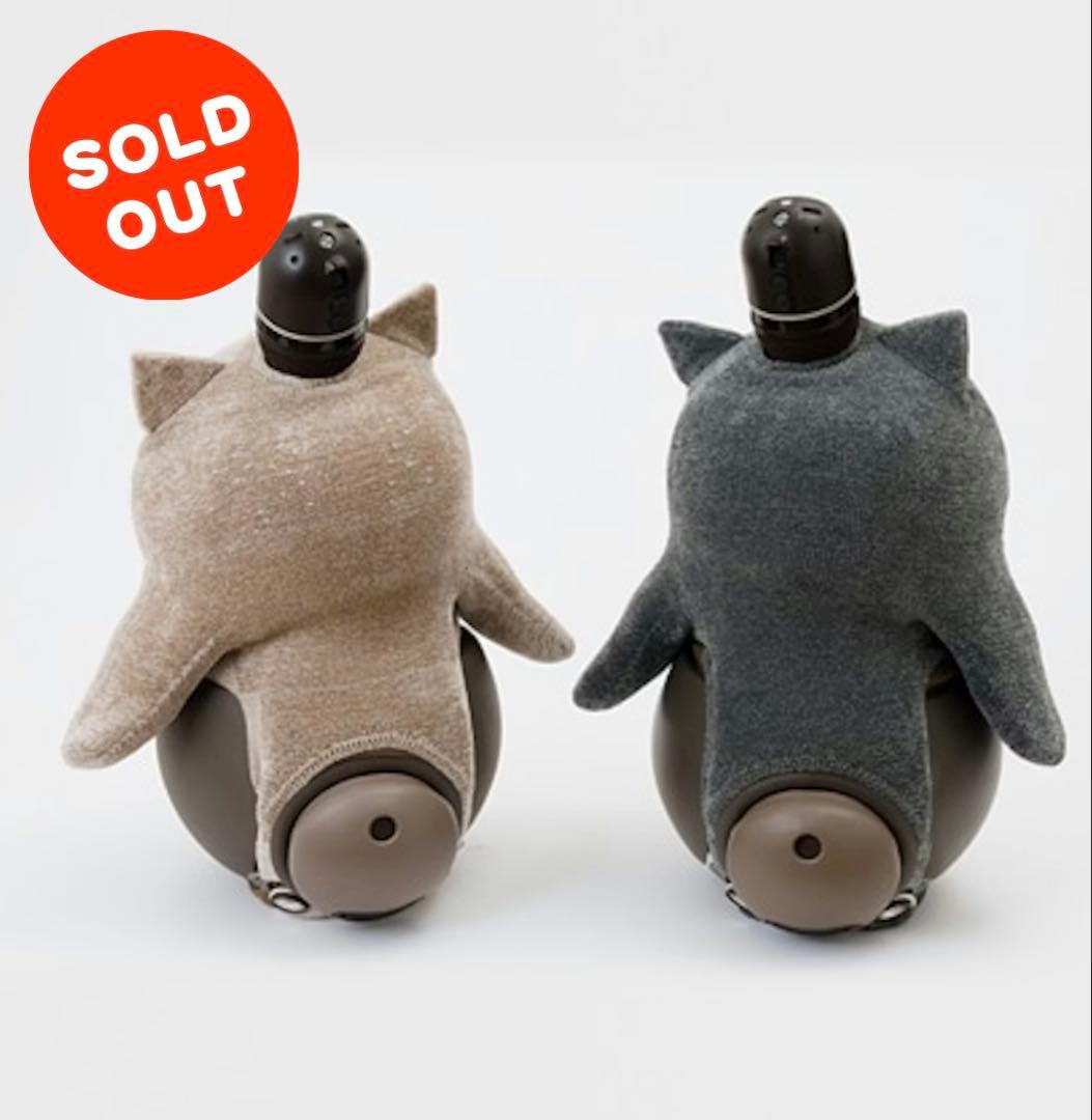 ラボット　2022年　ねこみみニット ロシアンブルー　メランジグレー1着