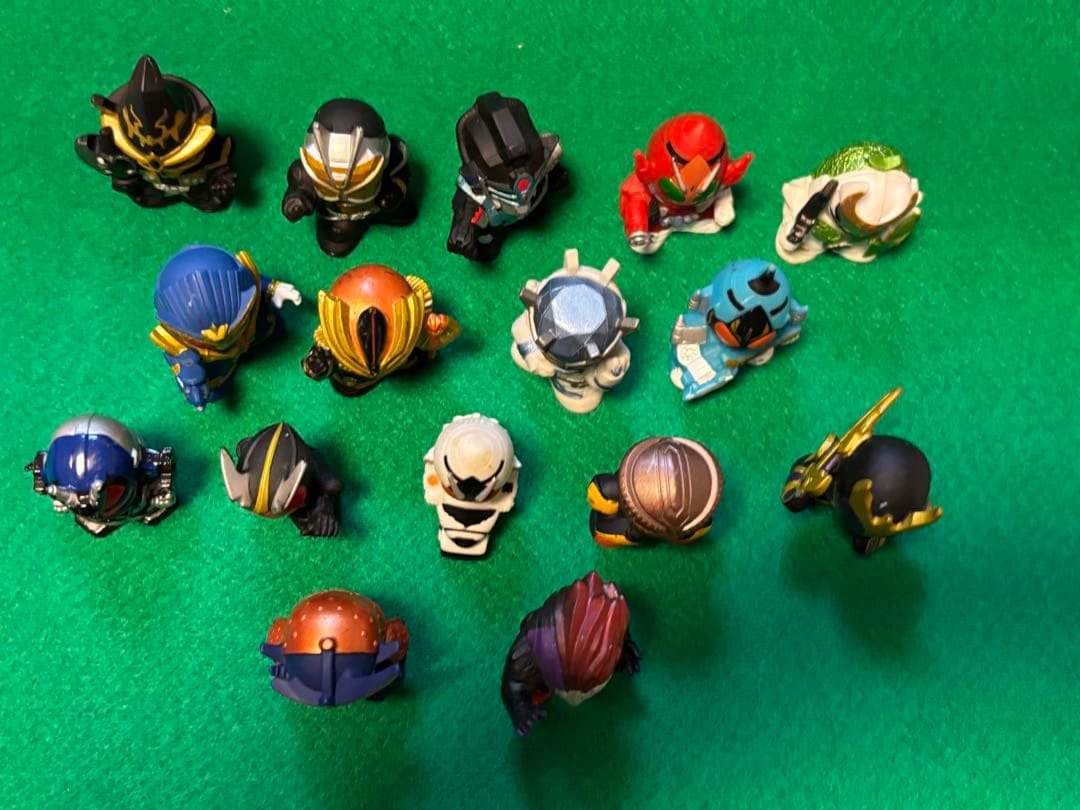 ！【お値下げ中】！計57体!!仮面ライダー ミニチュア指はめフィギュアセット