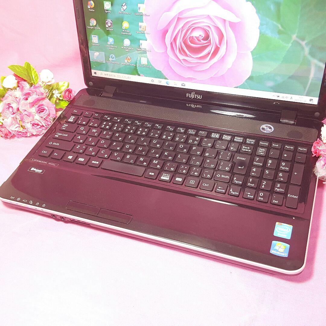 ❇富士通❇最新Win10❇大容量❇高速メモリ4G❇カメラ搭載❇Bluetooth
