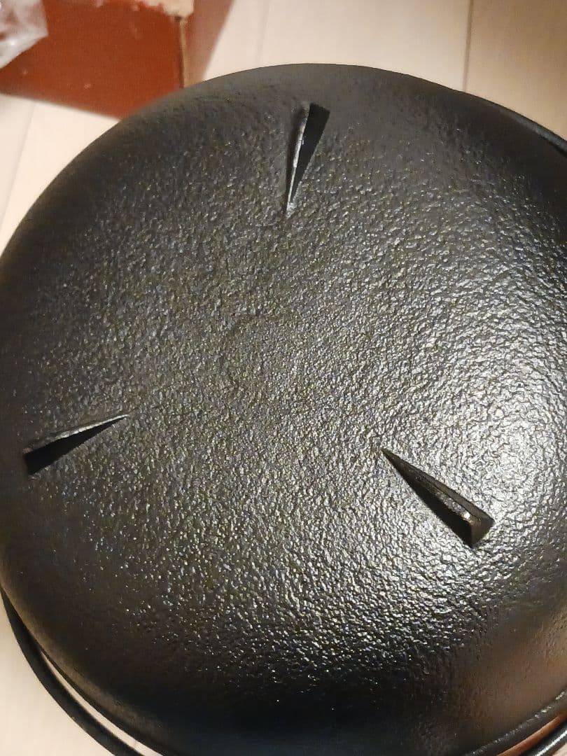 南部鉄器　鉄鍋　すき焼き鍋　つる付 24cm　未使用保管品