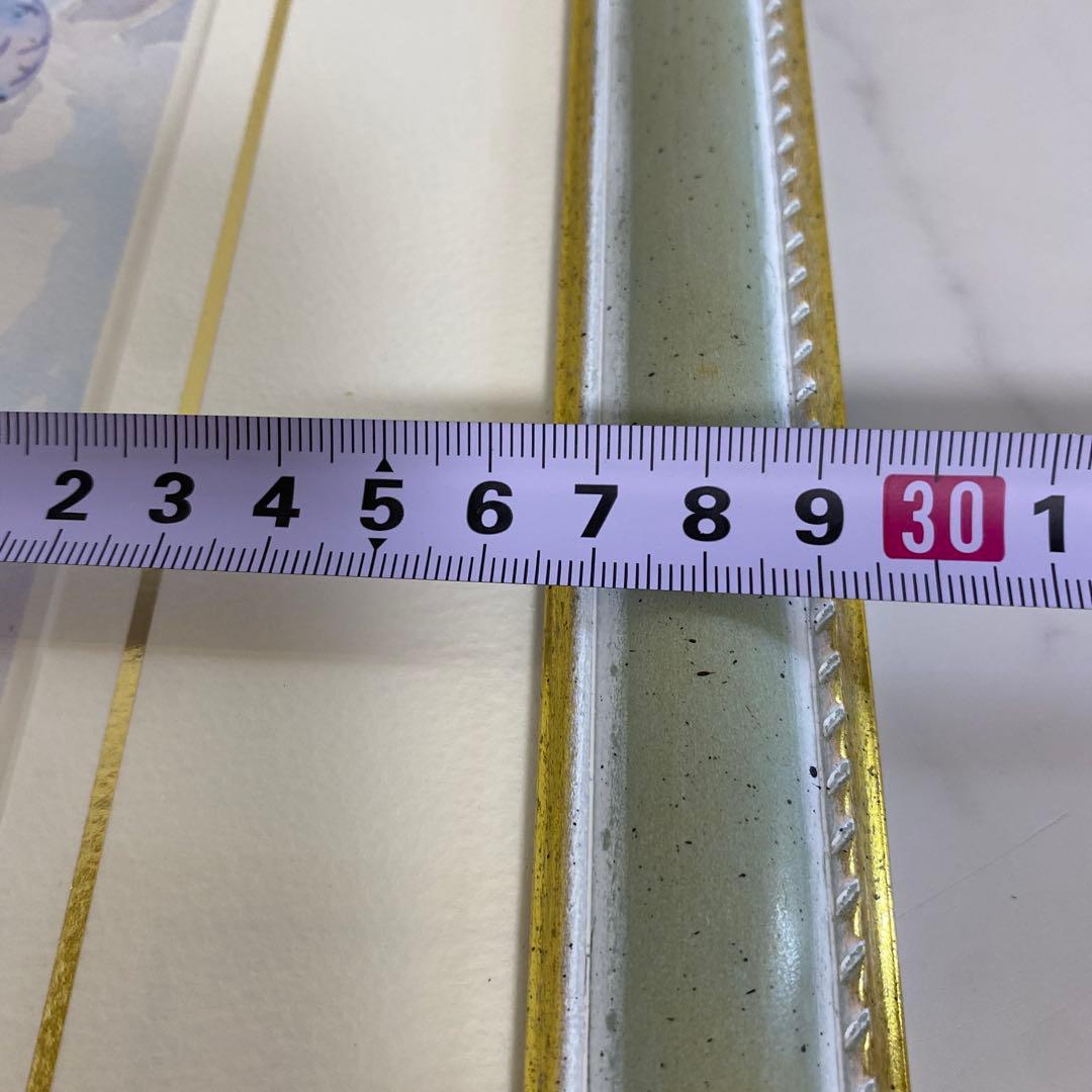 Anna Hall アンナホール　花さし　アート作品 リトグラフ