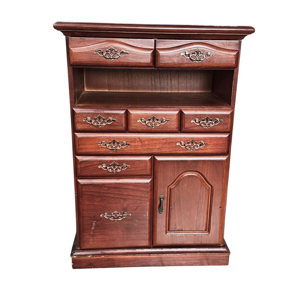 アンティーク チェスト 電話台 キャビネット