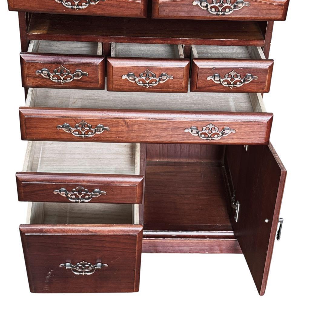 アンティーク チェスト 電話台 キャビネット