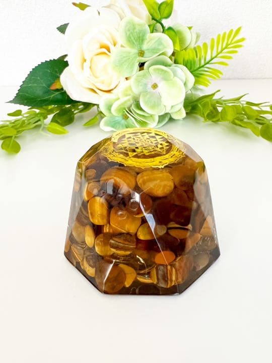 【オルゴナイト】タイガーアイ入り