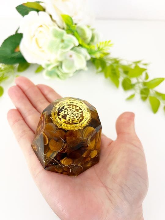 【オルゴナイト】タイガーアイ入り