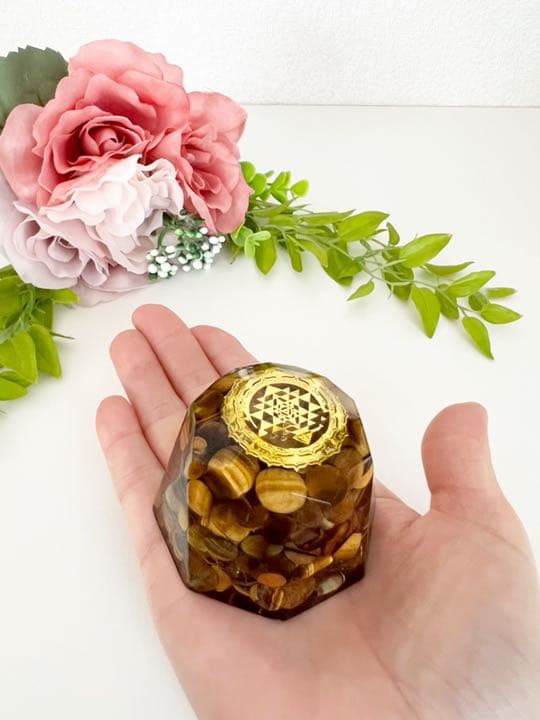 【オルゴナイト】タイガーアイ入り