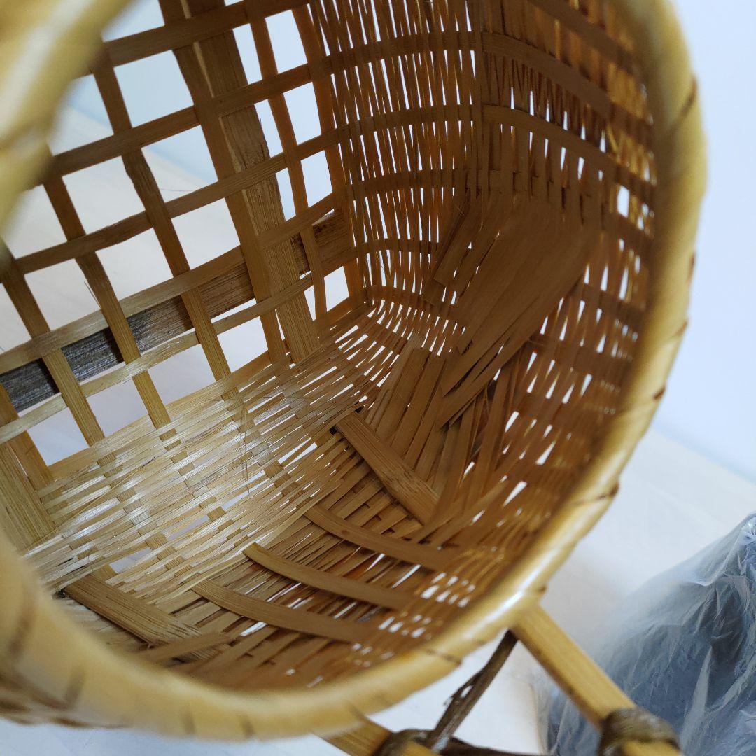 茶道具 花籠（はなかご） 本宗全籠 手なし 宗全好写 (上塗竹入子) 花入