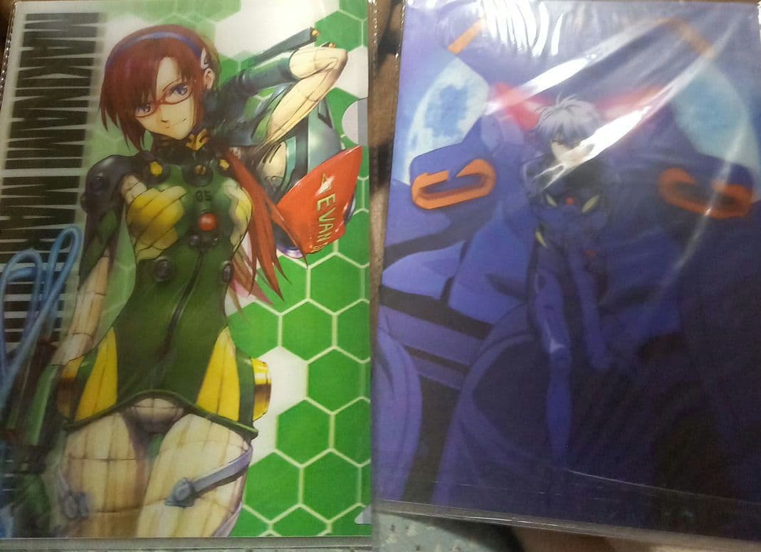 レア☆新世紀エヴァンゲリオン☆A４クリアファイルセット☆3D☆両面プリント♪