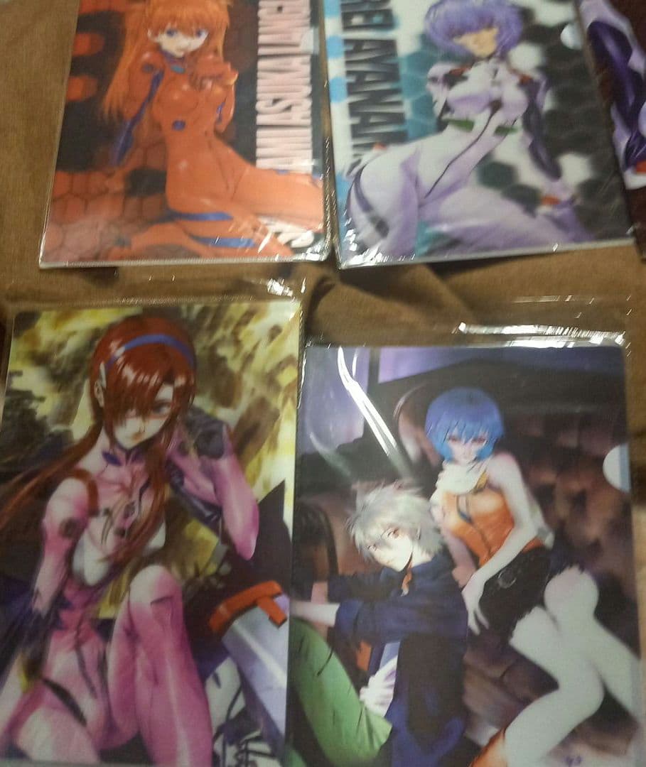 レア☆新世紀エヴァンゲリオン☆A４クリアファイルセット☆3D☆両面プリント♪