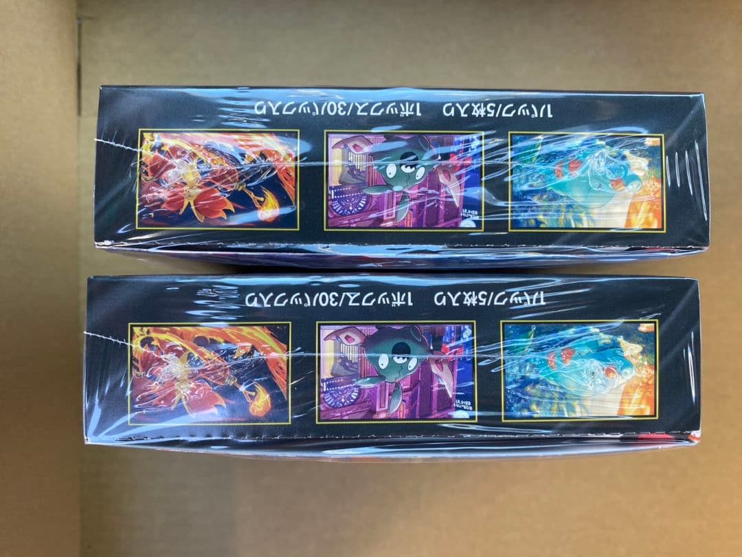 ポケモンカード　ニンジャスピナーシュリンク傷有り　2BOX