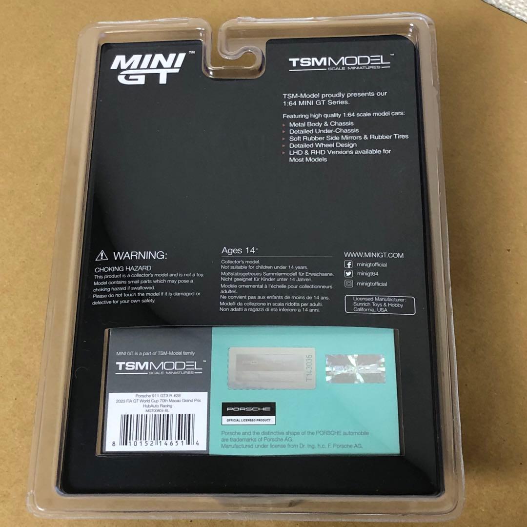 MINI GT ミニGT 793　PORSCHE 911 GT3 R　#28
