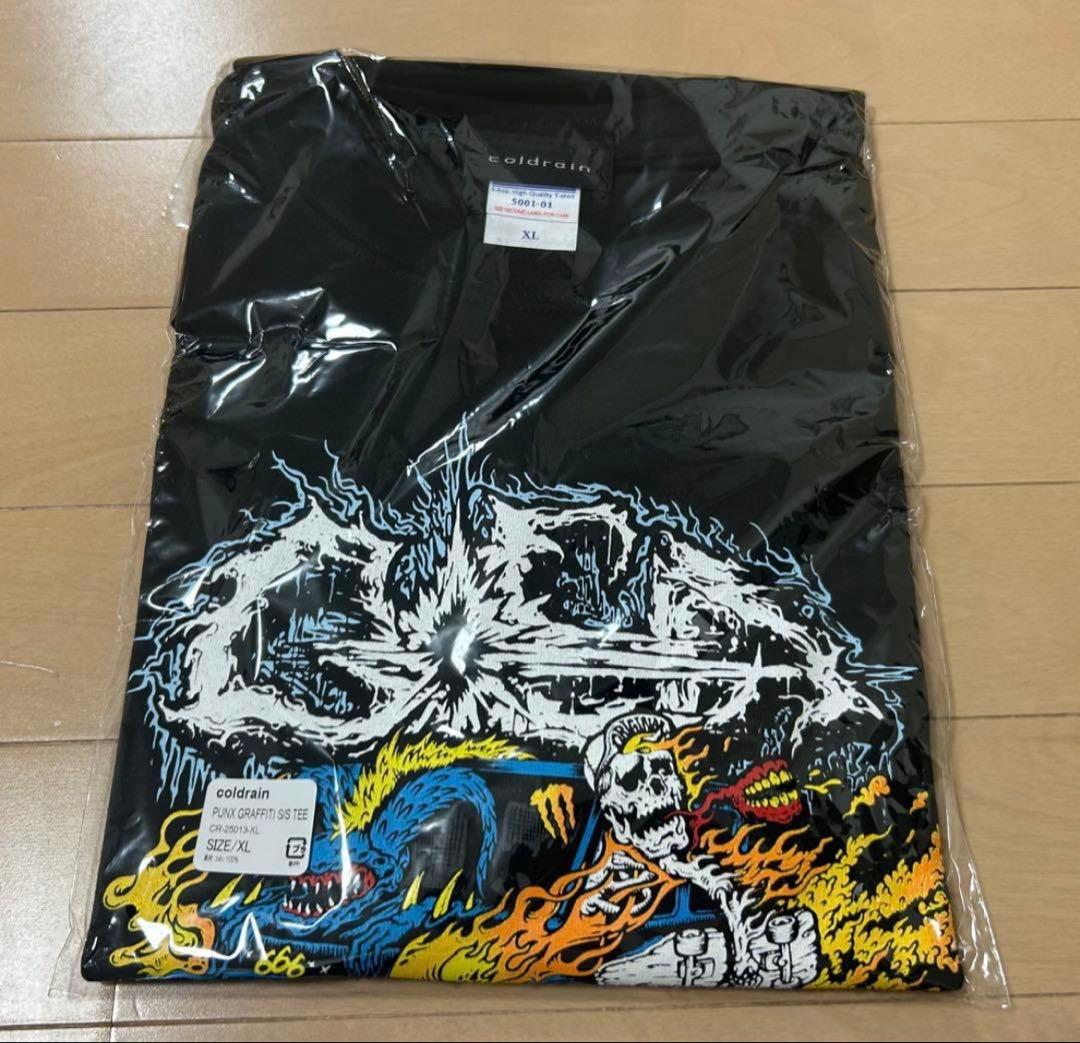 coldrain Tシャツ XLサイズ PUNX GRAFFIT ブレアフェス