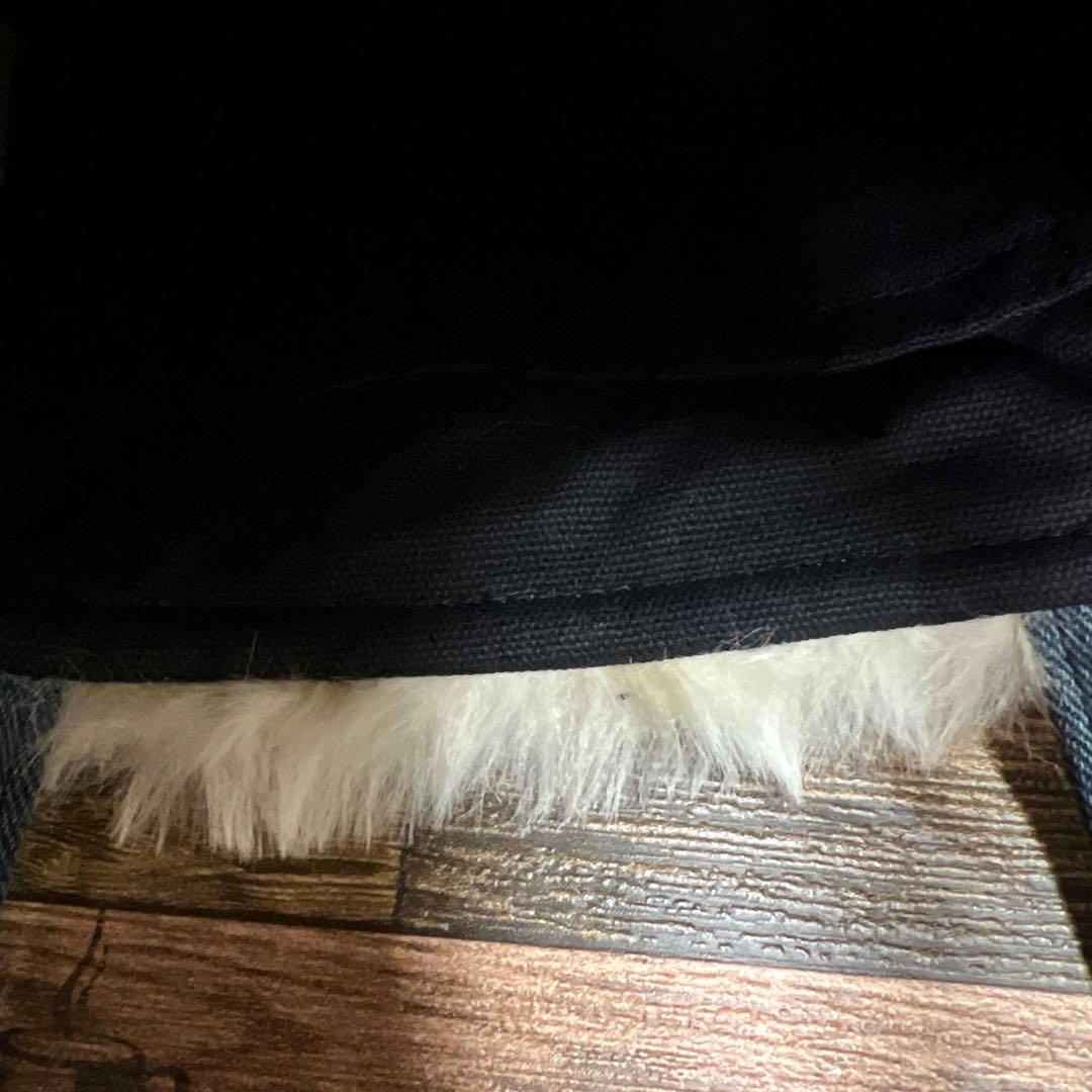 ふんわりトートバッグ▸︎▹︎デニムリメイク レオパ▸︎▹︎ハンドメイド