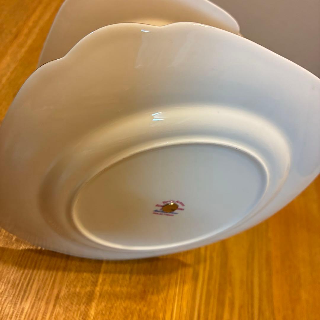 ロイヤルアルバート プチポワン ケーキスタンド 2段式 英国ヴィンテージ