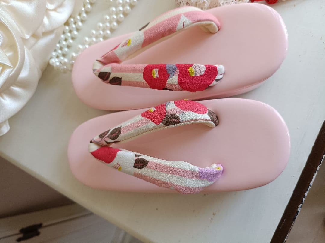 専用です☆正絹☆ブルーピンクの着物にキラキラ作り帯