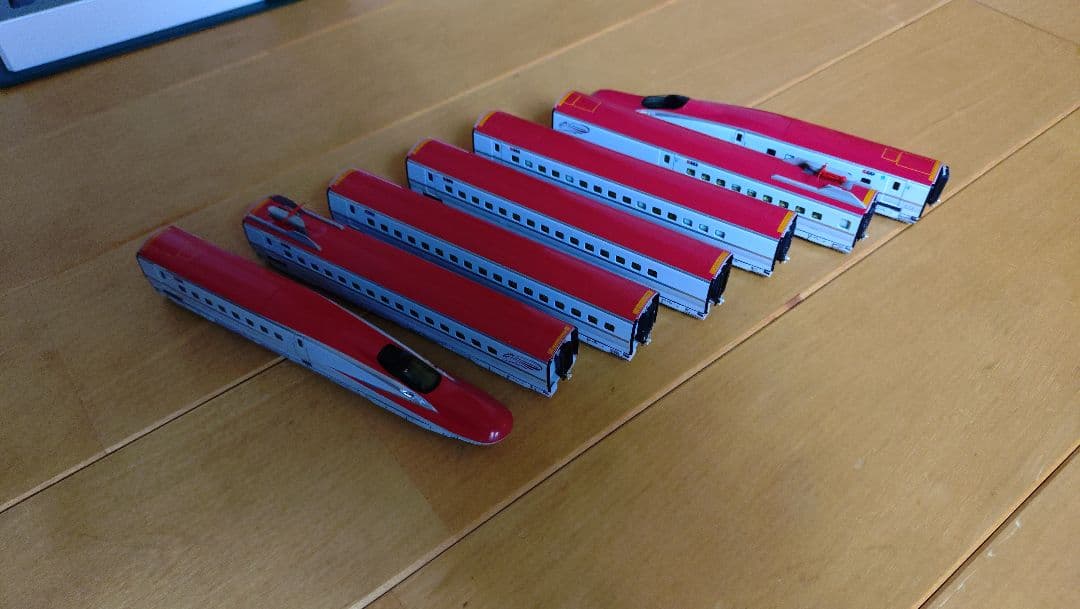 [加工品] KATO E6系こまち 7両セット　全車両室内灯付き。