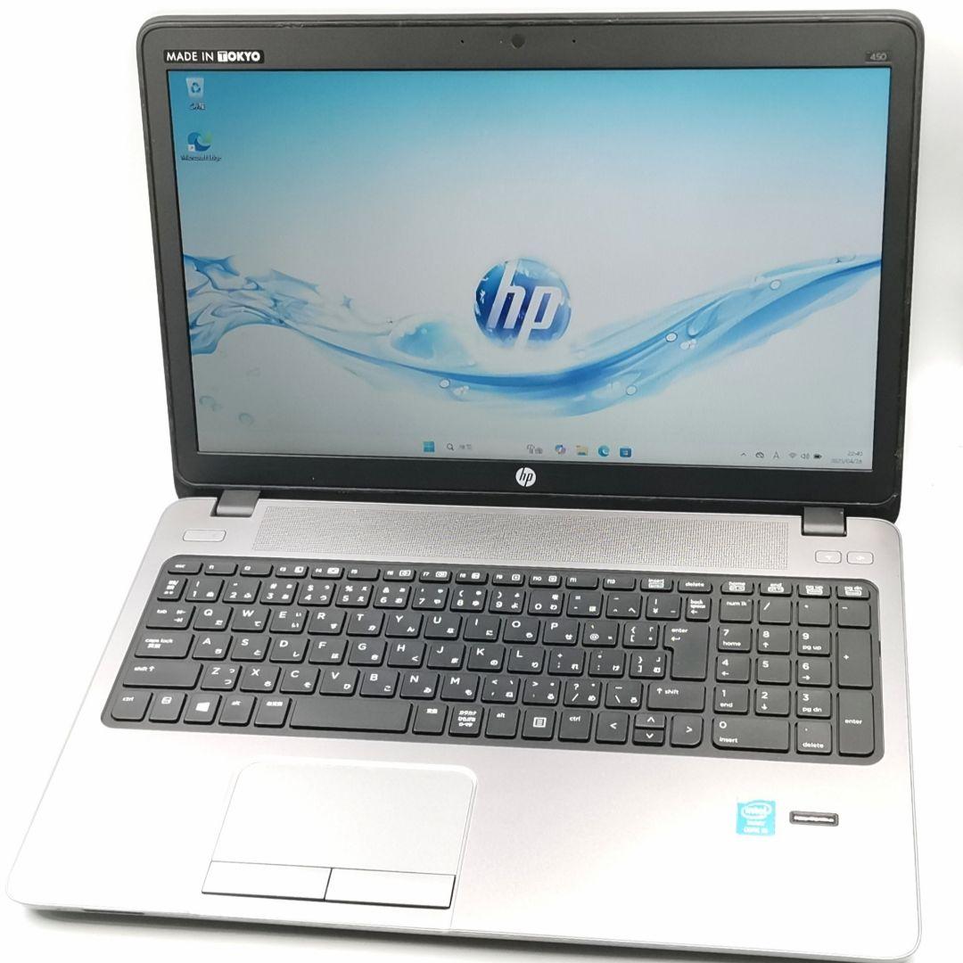 即戦力！ Windows11 ノートパソコン hp カメラ搭載 大容量