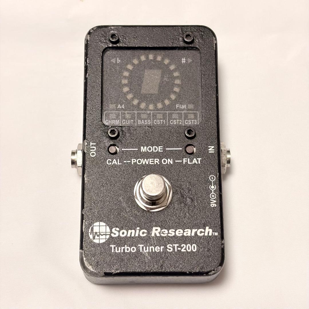 希少 Sonic Research ST-200 チューナー エフェクター