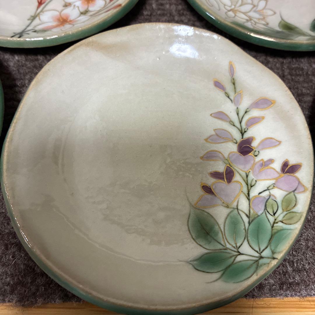 高級食器　京焼　陶あん　銘々皿5枚セット