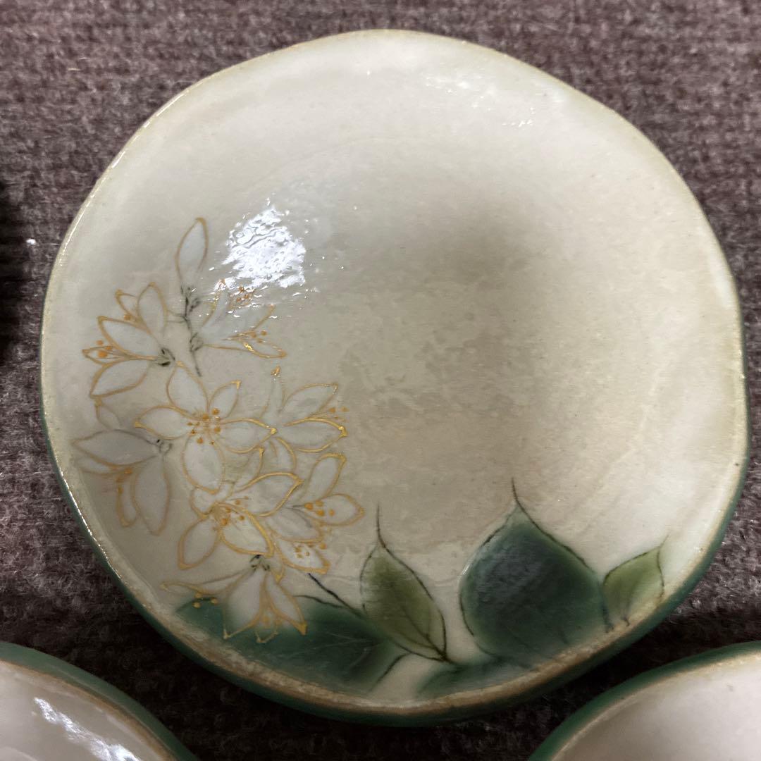 高級食器　京焼　陶あん　銘々皿5枚セット