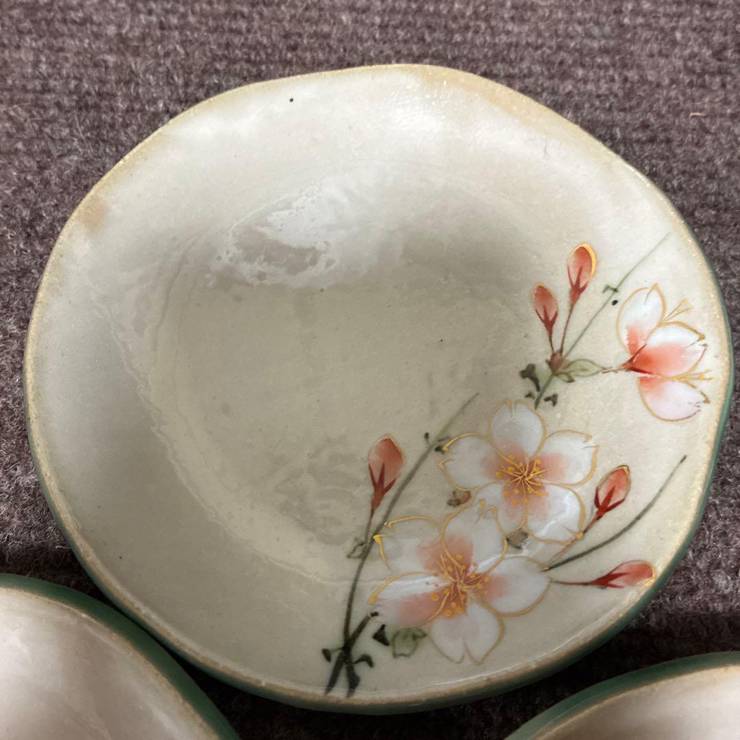 高級食器　京焼　陶あん　銘々皿5枚セット