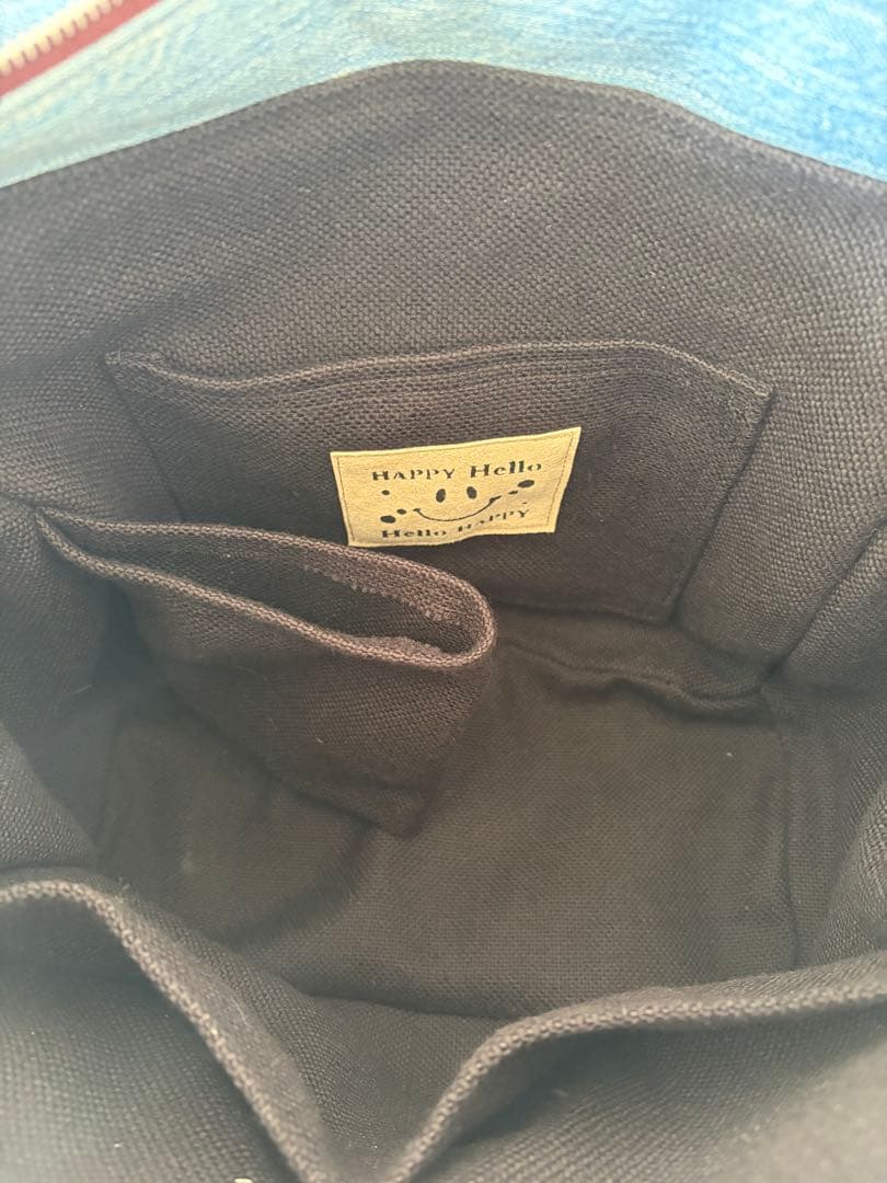 デニムリメイクバッグ　L