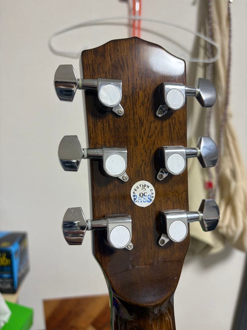 Fender 左利き、レフティ、アコースティックギター 専用ケース、付属品諸々