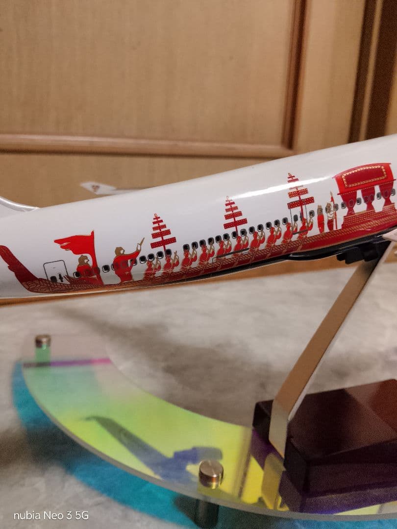 ✈Thailand／Boeing747 ドラゴン ボート1/150